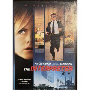 The Interpreter (DVD, 2005, Widescreen) Nicole Kidman, Sean Penn - Like New